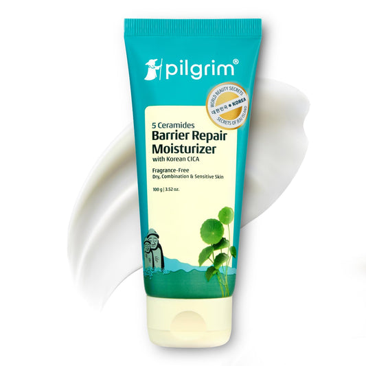 Pilgrim 5 Ceramides Moisturizer for Face, 100 gm