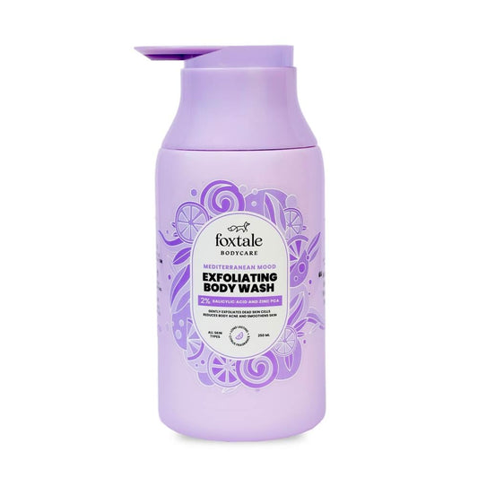 FoxTale 2% Salicylic Acid Exfoliating Body Wash With Zinc Pca, 250 ml