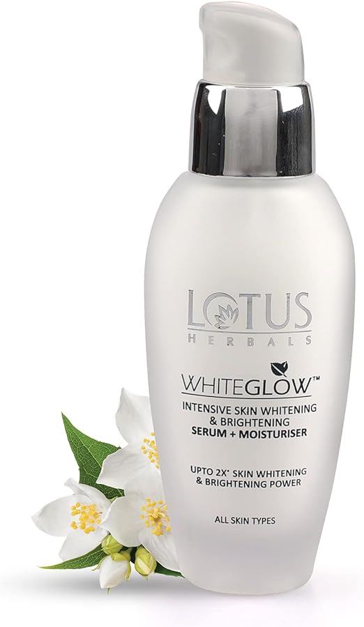 Lotus Herbals Whiteglow Intensive Skin Whitening & Brightening Serum + Moisturiser