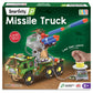Smartivity DIY Military Vehicle STEM Building Set for Kids 8-14 Years,Army Truck with Air Powered,Missle Launch System