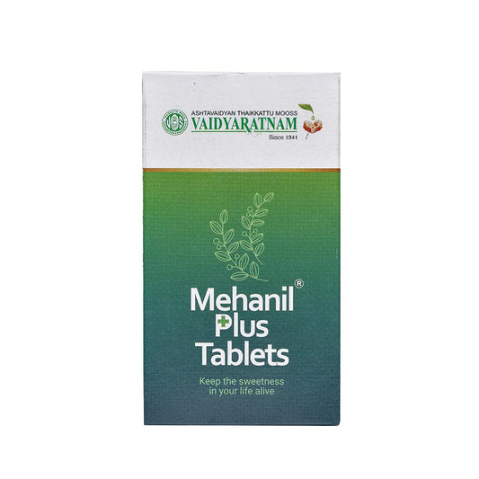 Vaidyaratnam Mehanil Plus Tablets | Natural Supplement for Metabolic Wellness