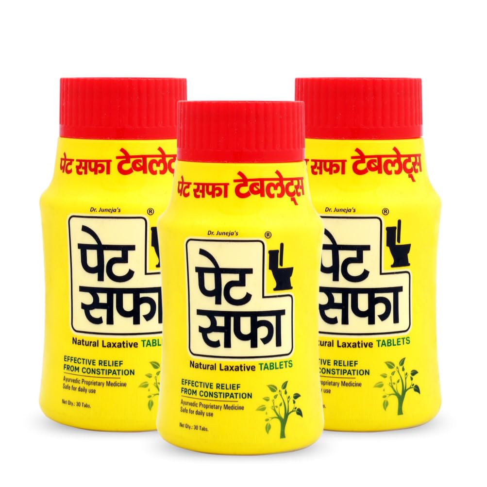 Pet Saffa Tablets, Relief from disgetive problems like Acidity, Gas & Bloating, 30 Unit (Pack of 3)