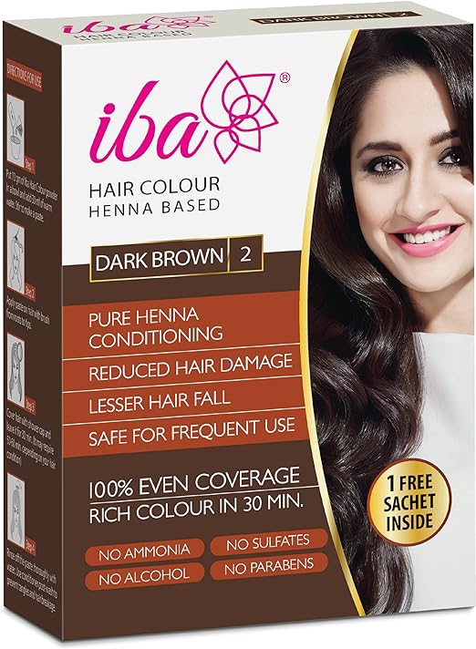 Iba Halal Care Hair Color, 70g (Dark Brown)