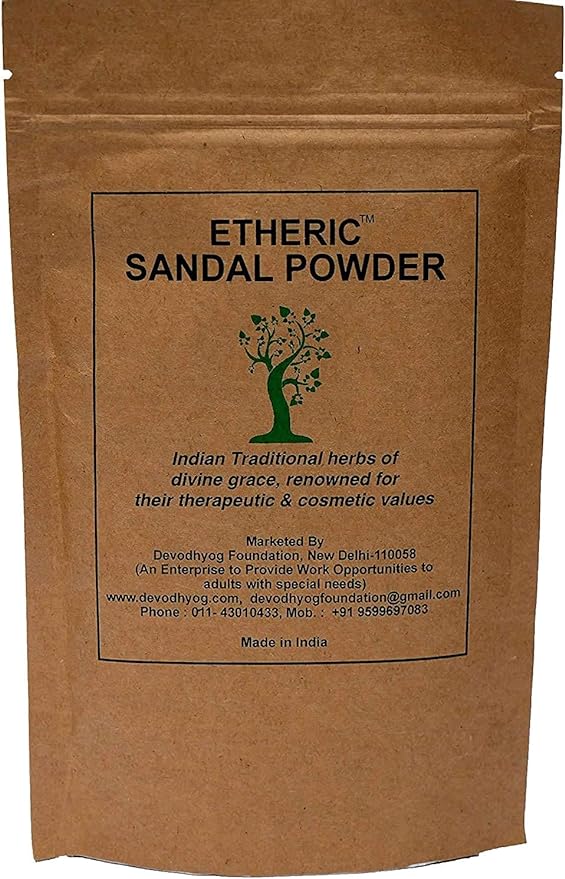 ETHERIC Natural Sandal Powder, 100 gm