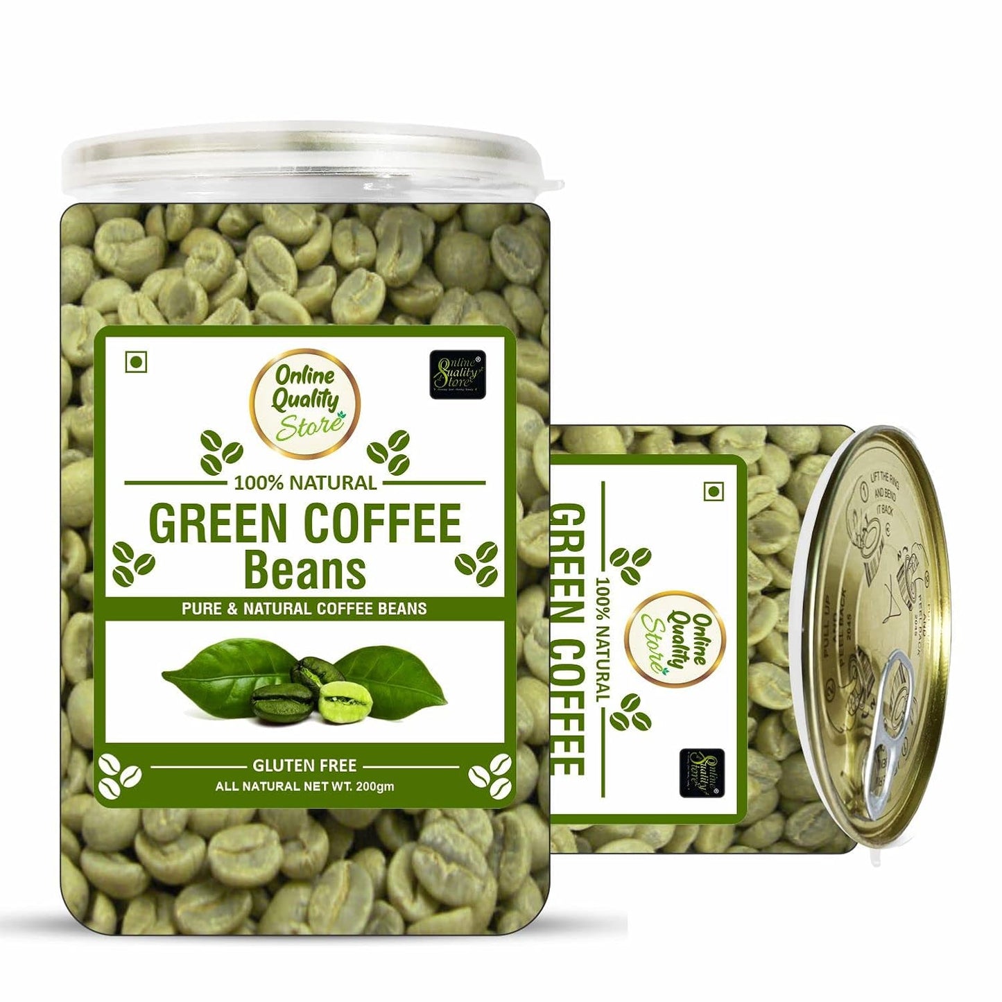 Online Quality Store Green Coffee Beans - 300 gm, Weight Loss Management