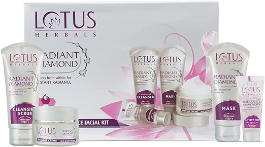 Lotus Herbals Cellular Radiance Radiant Diamond Facial Kit (Tube Pack)