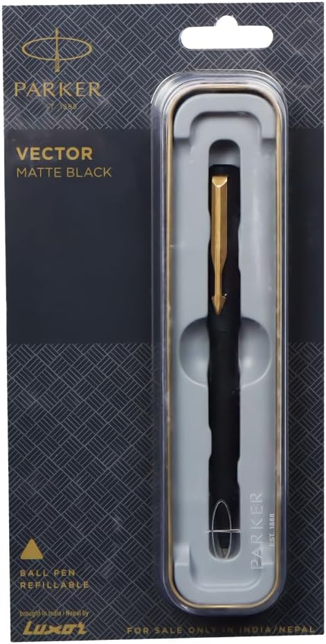 Parker Vector Ball Pen, Matte Black