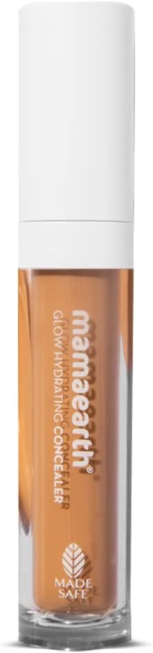 Mamaearth Glow Hydrating Concealer with Vitamin C & Turmeric for 100% Spot Coverage - 03 Nude Glow - 6 ml