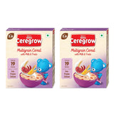 Nestle Ceregrow Multigrain Milk & Fruits Cereal, With Iron, Protein, Calcium, 19 Nutrients, 300 gm Each