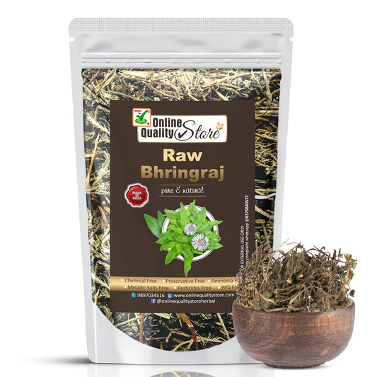 Online Quality Store raw bringaraj/bringraj dry leaves/Bhringraj Leaves/Bhangra 100 g