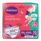 Evereve Period Panty For Girls & Women, (XXL-XXXL), 10 Pcs