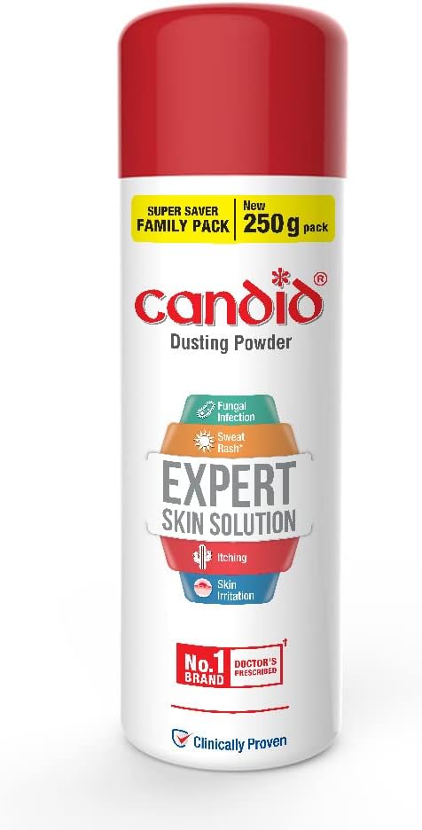 Candid Expert Skin Solution Dusting Powder (120g, Pack of 4)