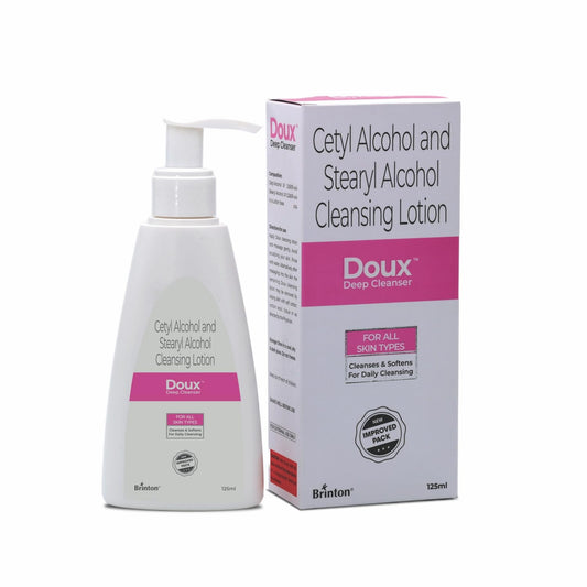 Brinton UV Doux Face Cleanser, Cetyl & Stearyl Alcohol, Niacinamide, Hyaluronic Acid, Jojoba Oil, 125 ml