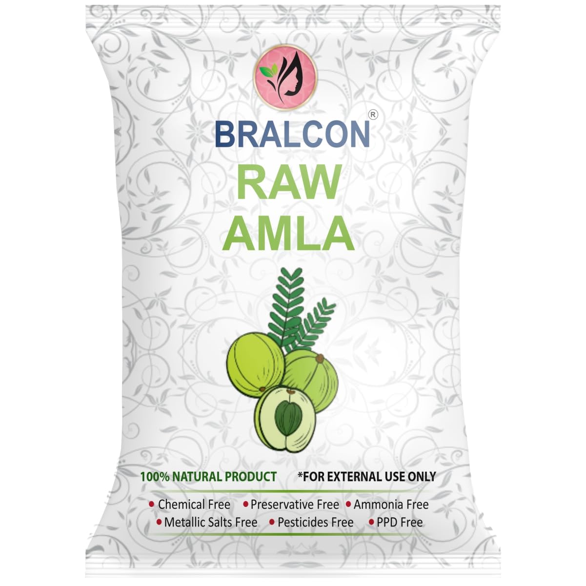 Bralcon Raw Amla, 100 gm | Whole Dried Amla