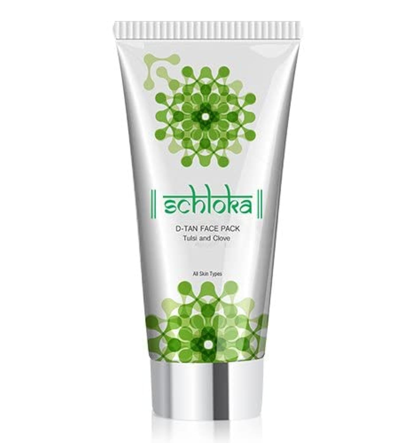 Modicare Green Organics SCHLOKA d-tan Face Pack With Tulsi & Clove, 60 ml