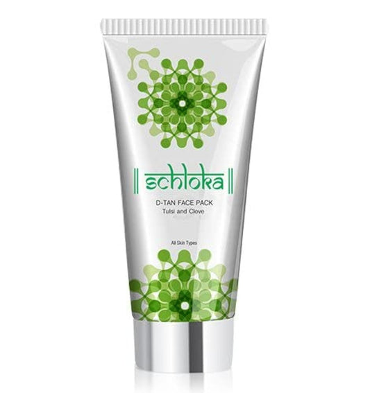 Modicare Green Organics SCHLOKA d-tan Face Pack With Tulsi & Clove, 60 ml