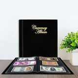 Mahogany Life Currency Note Collection Album with Leather Cover (102 Pockets)