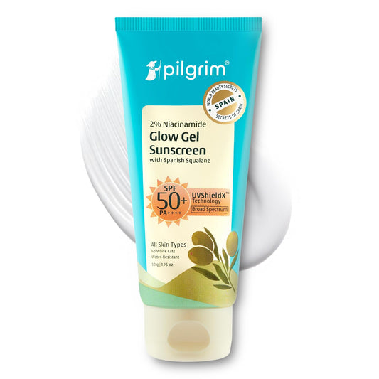 Pilgrim 2% Niacinamide Glow Sunscreen SPF 50 +++ , 50 gm