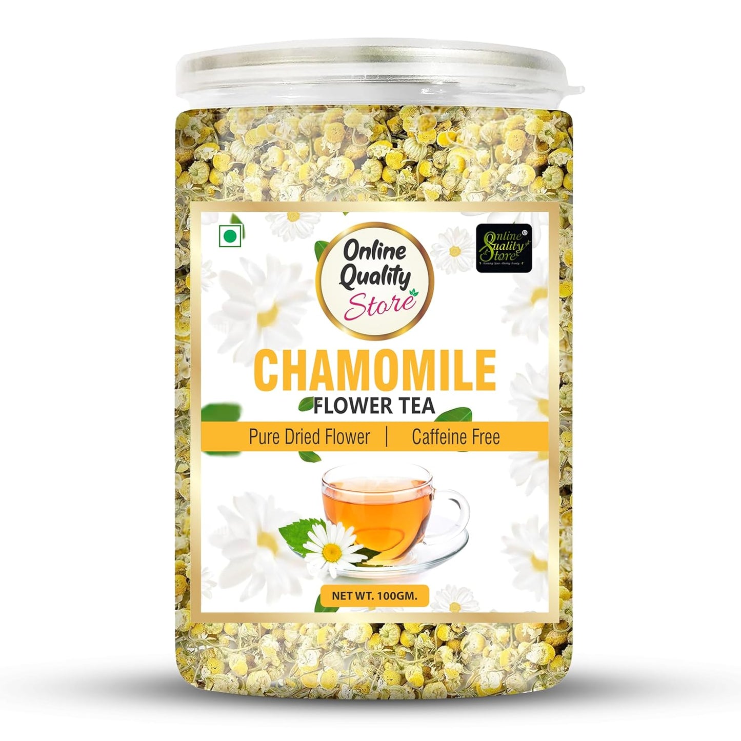 Online Quality Store Chamomile Flower Tea, 100 gm