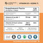 Carbamide Forte Vitamin D3 K2 Supplement for Bone & Heart Health-120 Veg Tablets