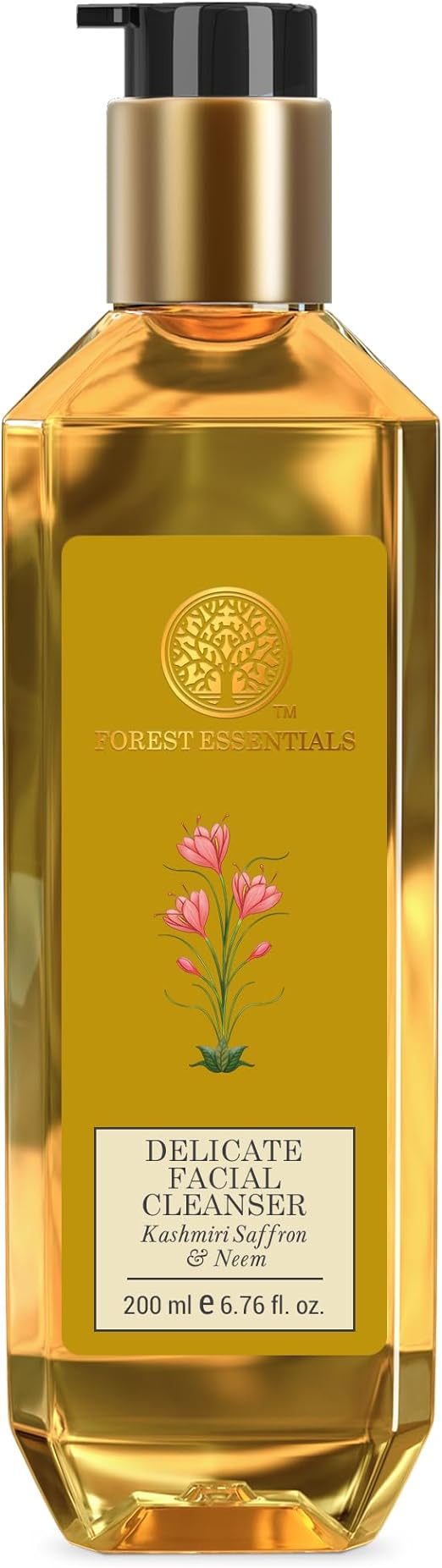 Forest Essentials Kashmiri Saffron and Neem Delicate Facial Cleanser - 200ml