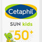 Cetaphil Sun Kids Liposomal Lotion SPF 50+, Face & Body Moisturizer sunscreen for Sensitive Skin, Very High Protection and Water Resistent, Unscented, 150ml