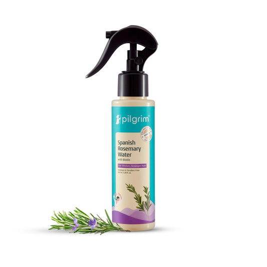 Pilgrim Spanish Rosemary Water Spray With Biotin for Hair Growth, 100ml