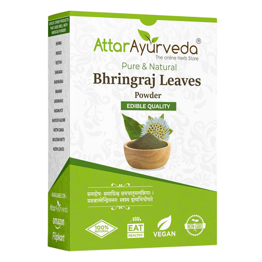 Attar Ayurveda Natural Bhringraj Powder, 100 gm
