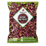 Bralcon Rose Petals - 100 gm, Pure & Natural Sun dried Rose Flowers Petal