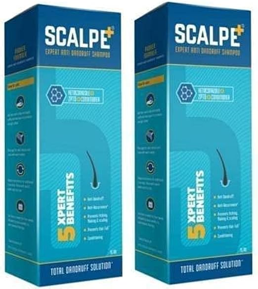 Scalpe Expert Anti Dandruff Shampoo (75ml) -Pack of 2