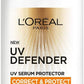 L'OREAL PARIS UV Defender Serum Protector Sunscreen SPF 50 PA+++, Correct & Protect | Non-Greasy, Anti-Ageing Sunscreen With Vitamin C | UVA & UVB Protection, 50 ml