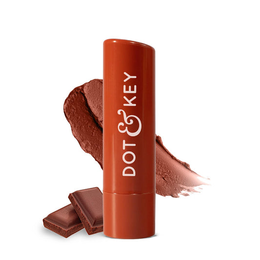 Dot & Key Barrier Repair Hydrating Lip Balm SPF 50, Cocoa Nude, 4.5 gm
