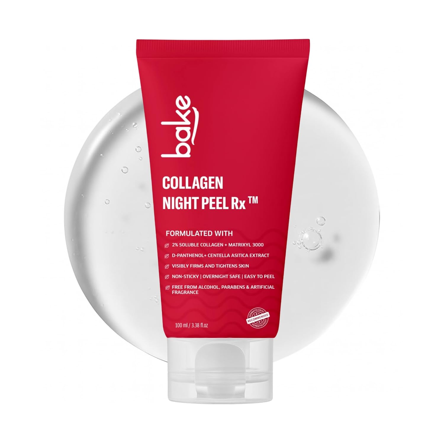 Bake Collagen Peel Off Mask with 2% Soluble Collagen, Matrixyl 3000, F ...
