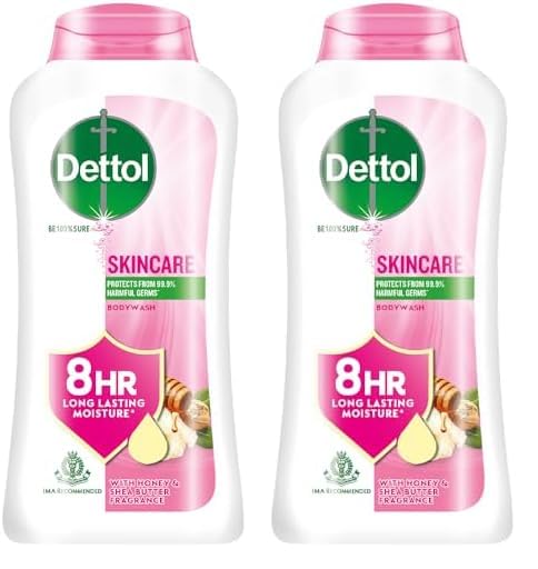 Dettol Skincare Body Wash and Shower Gel for Women and Men, 250ml