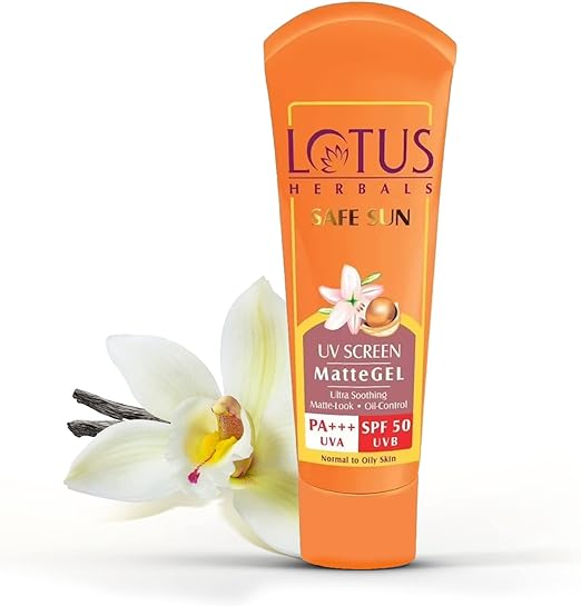 Lotus Herbals Safe Sun Uv Screen Matte Gel SPF 50 50g