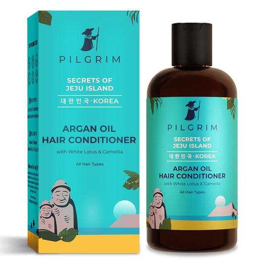 Pilgrim Korean Argan Oil Hair Conditioner With White Lotus & Camellia, 200 ml