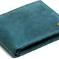 Wildhorn Genuine Leather Hand-Crafted Wallet for Men's Blue