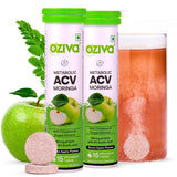 OZiva Acv Moringa, Control Cravings, Apple Cider Vinegar, Cinnamon, Guggul, Green Apple, Pack Of 2