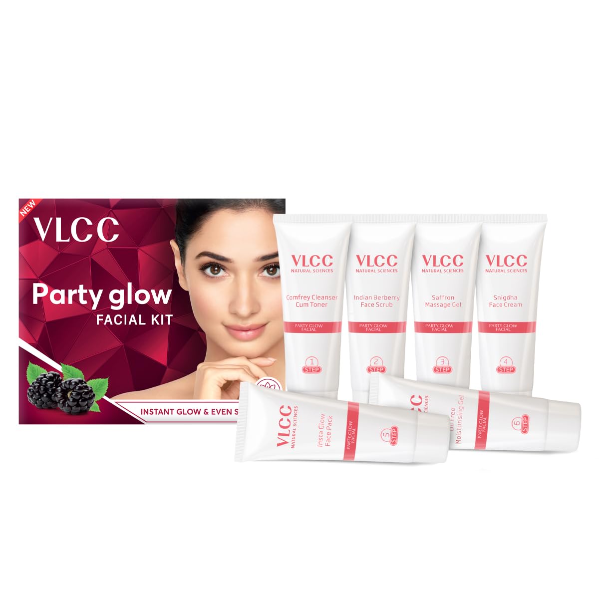 VLCC Party Glow Facial Kit, 60g, multi