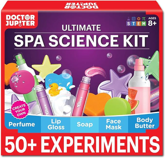 Doctor Jupiter Ultimate Spa Science Experiment Kit for Kids Aged 8-12-14