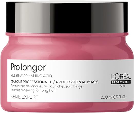 L’Oréal Professionnel | Pro Longer Mask | Reduces Breakage & Appearance of Split Ends | With Filler-A100 and Amino Acid | For Long Hair with Thinned Ends | SERIE EXPERT | 250 ml