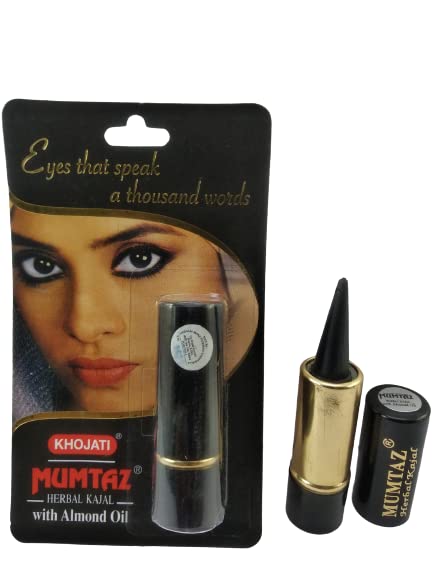 Mumtaz Herbal Natura Kajal With Almond Oil, Pack of 2