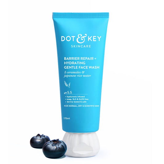 Dot & Key Barrier Repair + Hydrating Gentle Face Wash With Probiotic, 175 ml