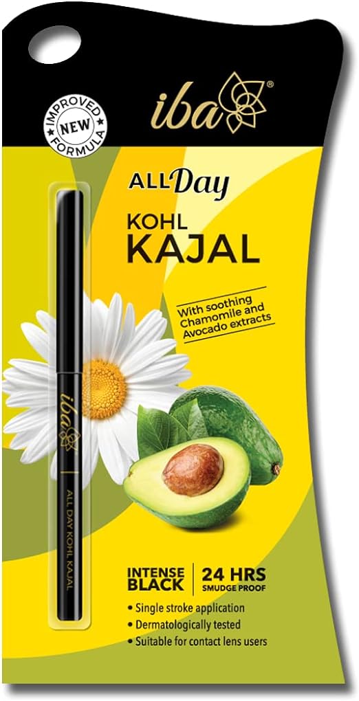 Iba All Day Kohl Kajal, Jet Black, 0.35g