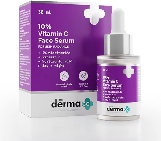 The Derma Co 10% Vitamin C Face Serum for Skin Radiance (30 ml)