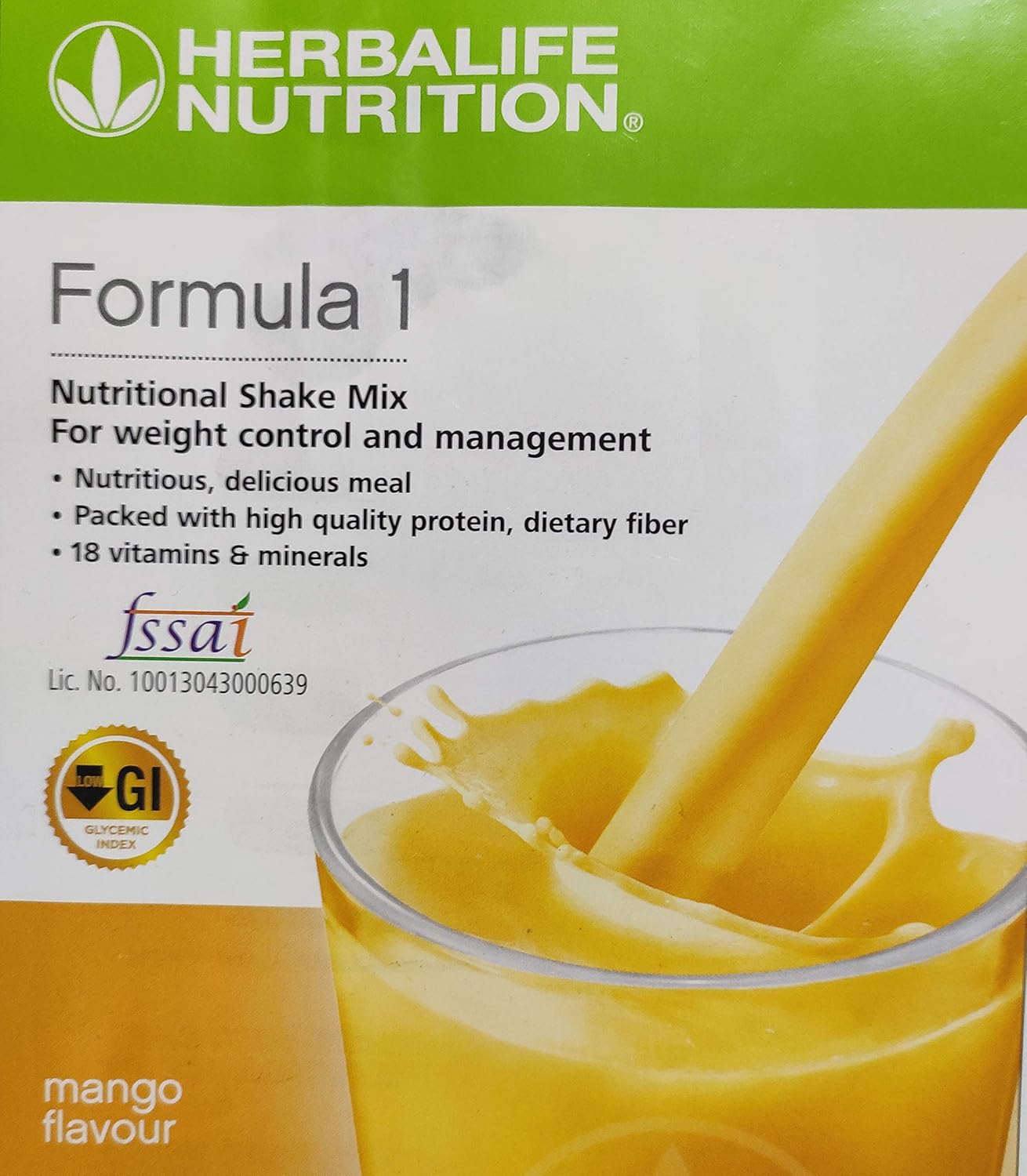 Herbalife weight loss program package- mango 500 g, protein 200 g, afresh drink 50 g (Ginger)