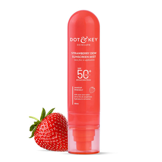 Dot & Key Strawberry + Niacinamide Sunscreen Mist SPF 50+ PA+++,80 ml