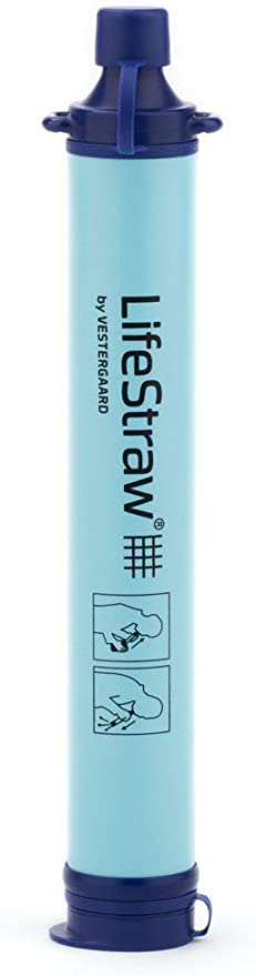 LifeStraw Personal Water Filter for Hiking, Camping, Travel, and Emergency Preparedness