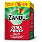 Zandu Ultra Power Balm, For Pain Relief from Strong Headache, Bodyaches & Cold, 50 ml