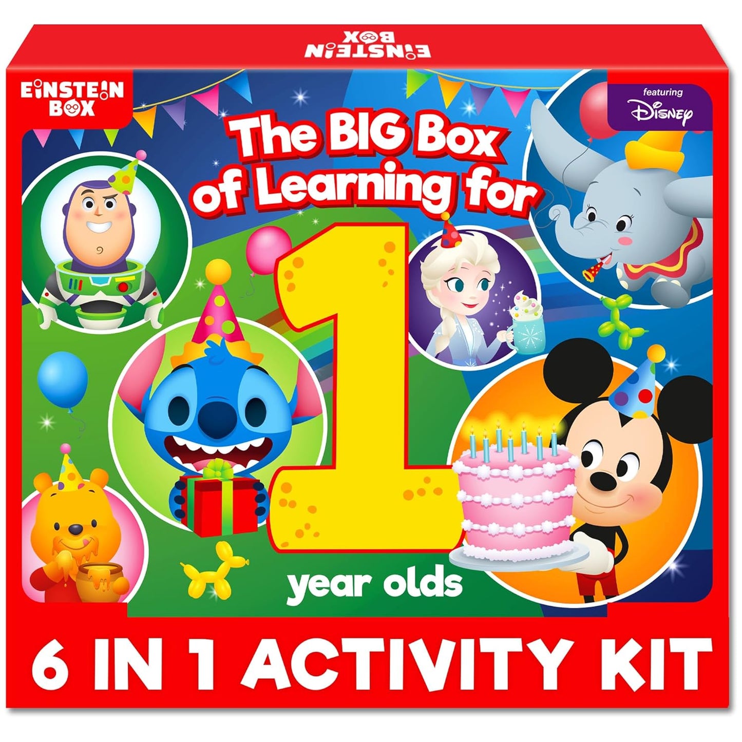 Einstein Box Kids Featuring Disney for 1-Year-Old Boys and Girls